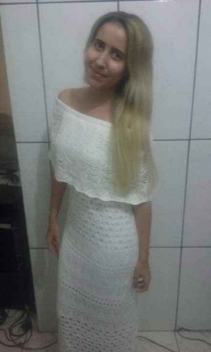 Vestido branco ciganinha!