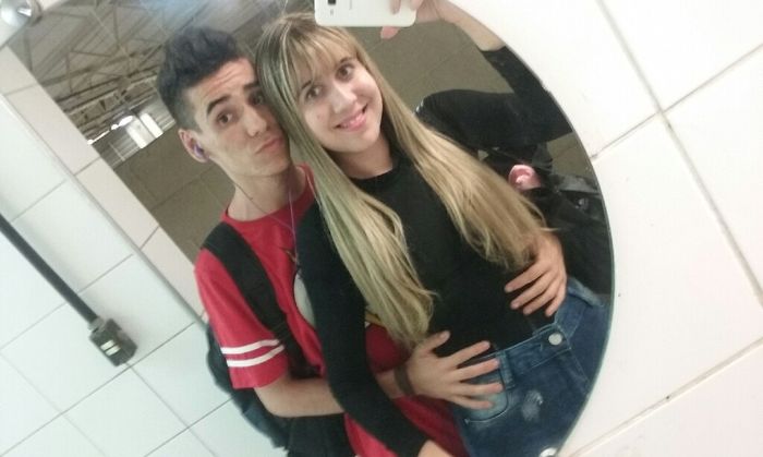 Primeira foto com o amor - 1