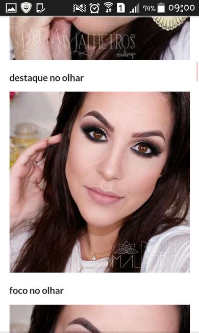 Maquiagem da noiva - 1