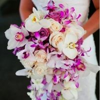 outro buquê de orquideas.