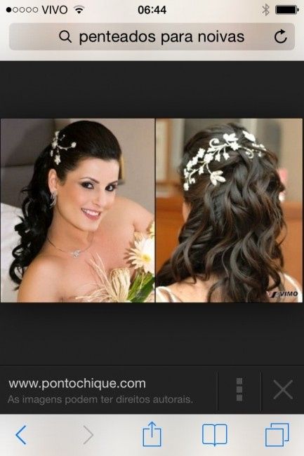 Alguém tem? Foto real de noiva com cabelo solto - 4