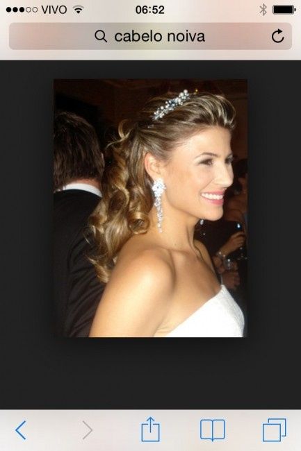 Alguém tem? Foto real de noiva com cabelo solto - 5
