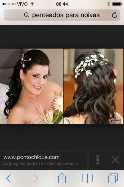 Alguém tem? Foto real de noiva com cabelo solto - 4
