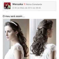 Alguém tem? Foto real de noiva com cabelo solto - 3