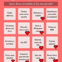 Bingo da quarentena: quem se atreve? #NoivasEmCasa - 1