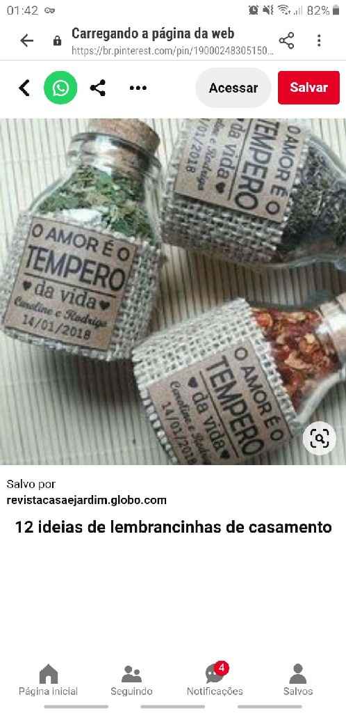 Lembranças pra convidados - 1