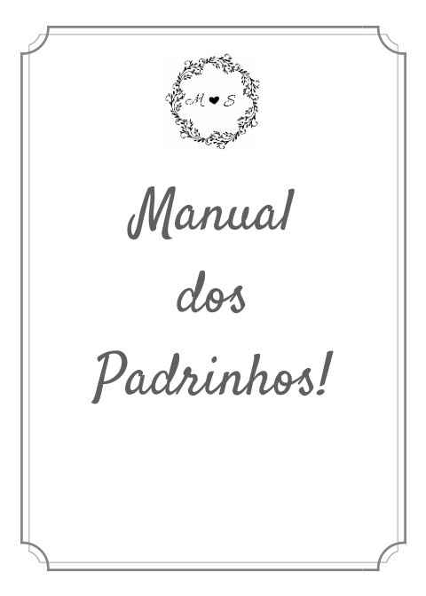 Manual dos Padrinhos - 1