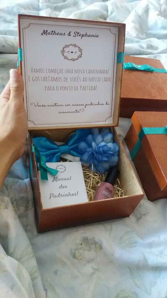 Caixinha dos padrinhos - 2