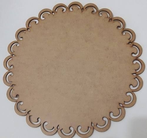 Sousplat em MDF 