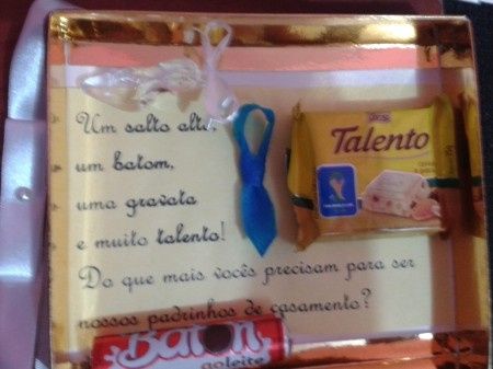 Convite padrinhos- interior