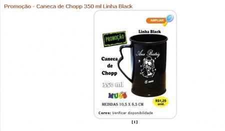 layout da caneca