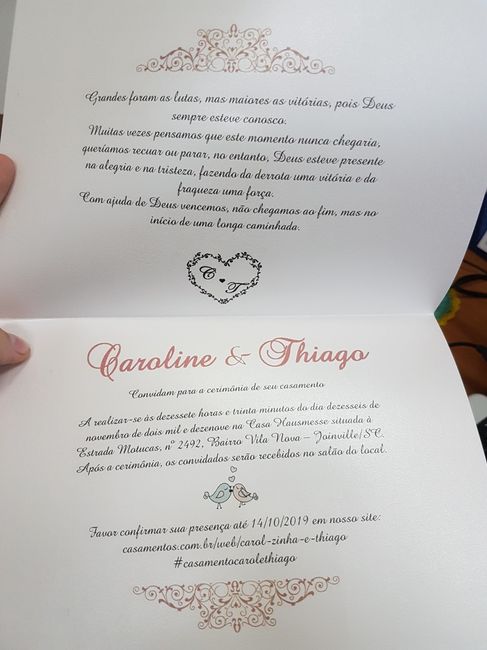 💌 Quem convida no seu convite de casamento? - 1