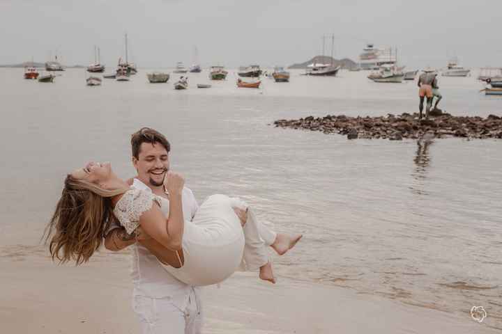 Compartilhe o seu pré-wedding - a foto mais divertida/criativa - 1