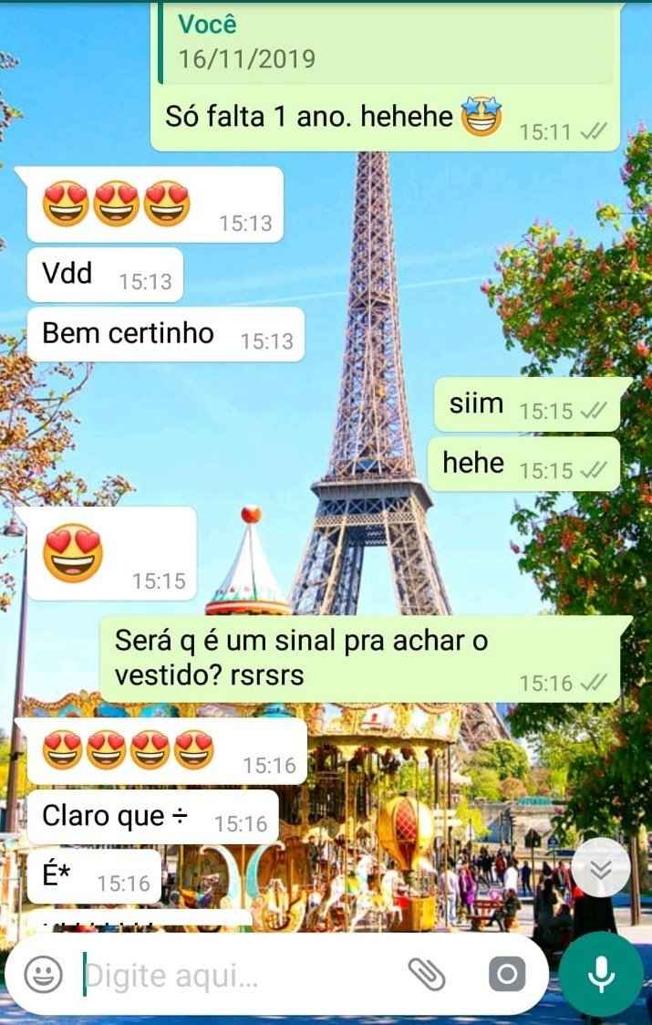 Para não dizer que é mentira, rsrs