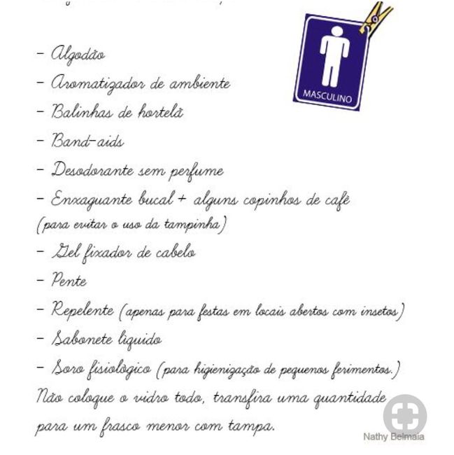O que colocar no kit toalete? - 2