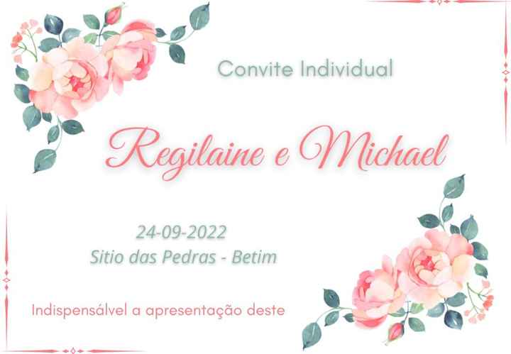 Convite individual - 1