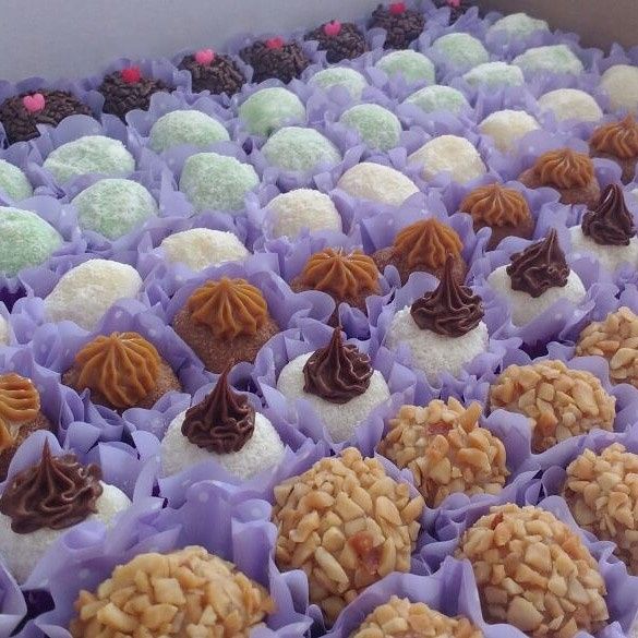 Esses são os doces que eu faço