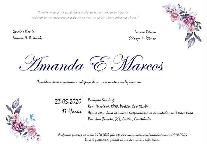 Nosso convite