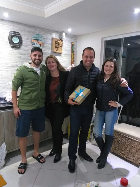 Caixa presente para padrinhos 8
