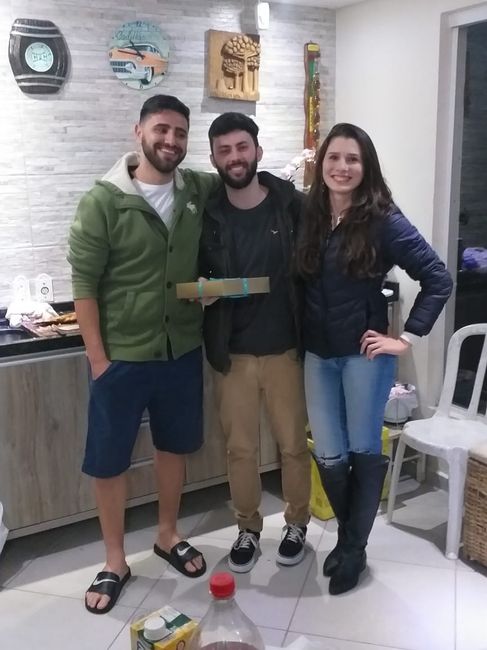 Caixa presente para padrinhos 10