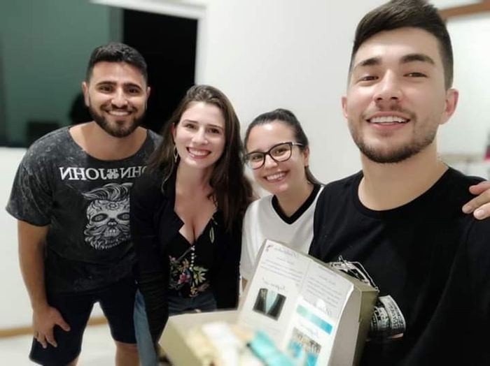 Caixa presente para padrinhos 16