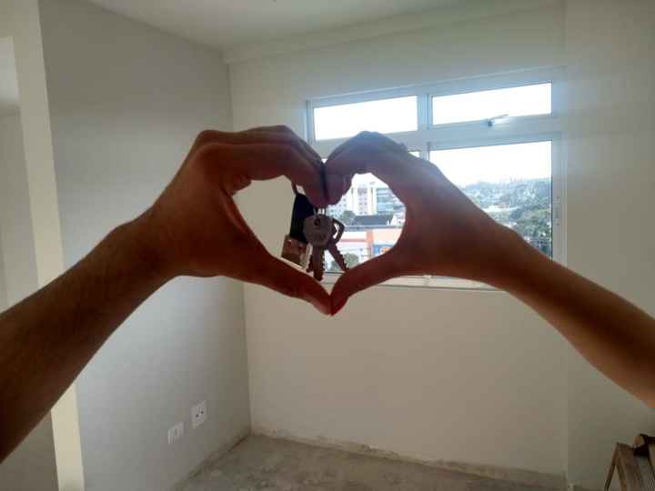 Dia que recebemos as chaves