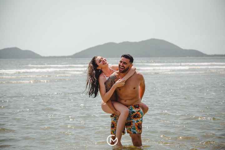 Foto na água