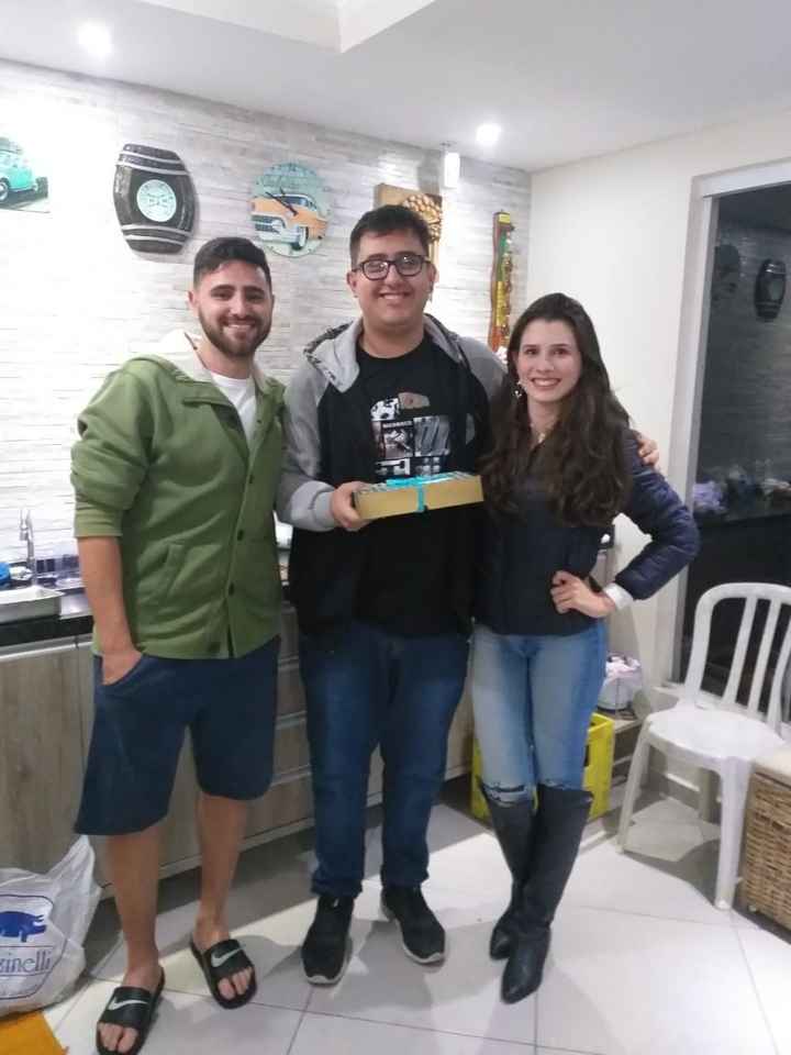 Um dos melhores amigos do noivo