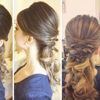 Penteado para o dia do casamento. - 2
