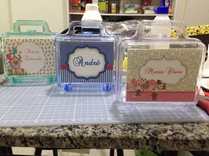 Diy convite dos padrinhos, pajem e daminha - 4