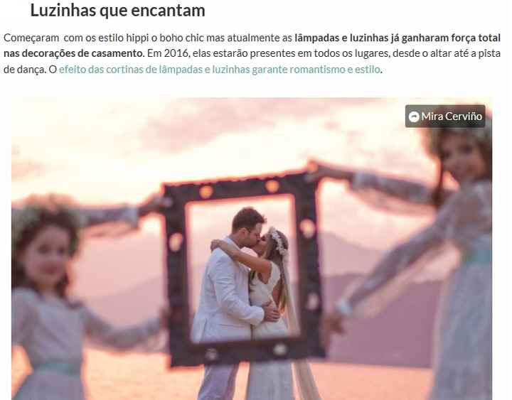 Casamento tendências 2016