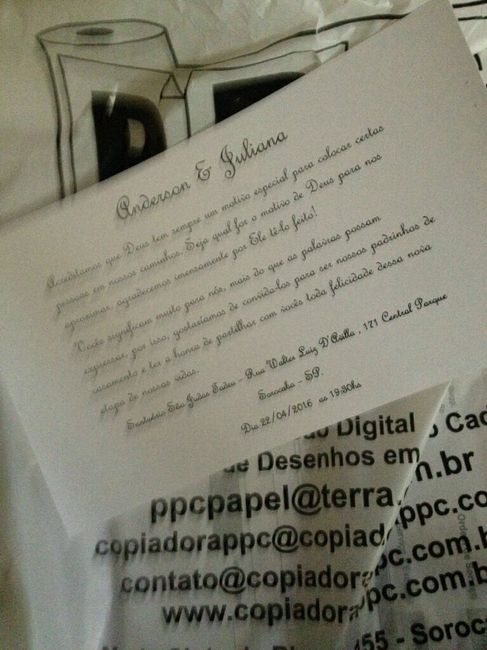 Convite padrinhos. - 3