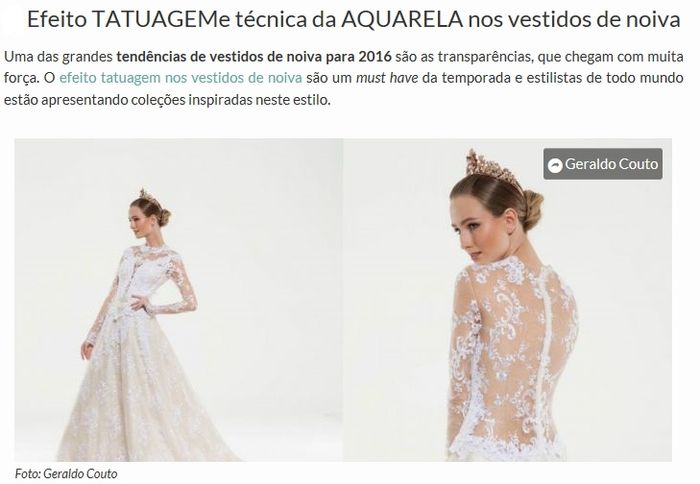 Casamento tendências 2016