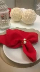 Guardanapo de Tecido Vermelho