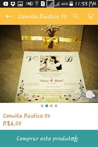 Convites casamento - 2