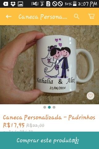 Lembrança para padrinhos - 2
