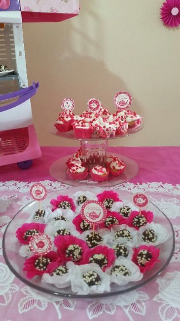 Meu chá de cozinha todo diy rosa. vem ver... - 15