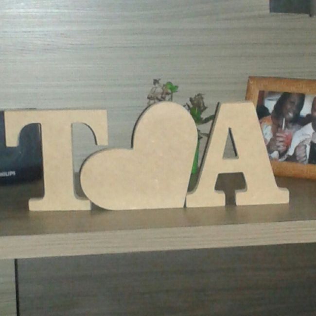 Minhas letras de mdf - 2