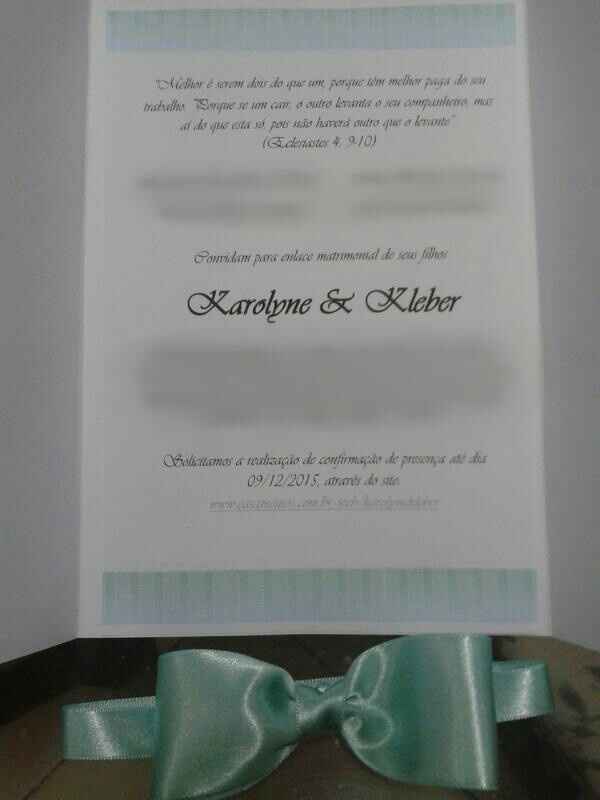 Meu convite de casamento diy - 2
