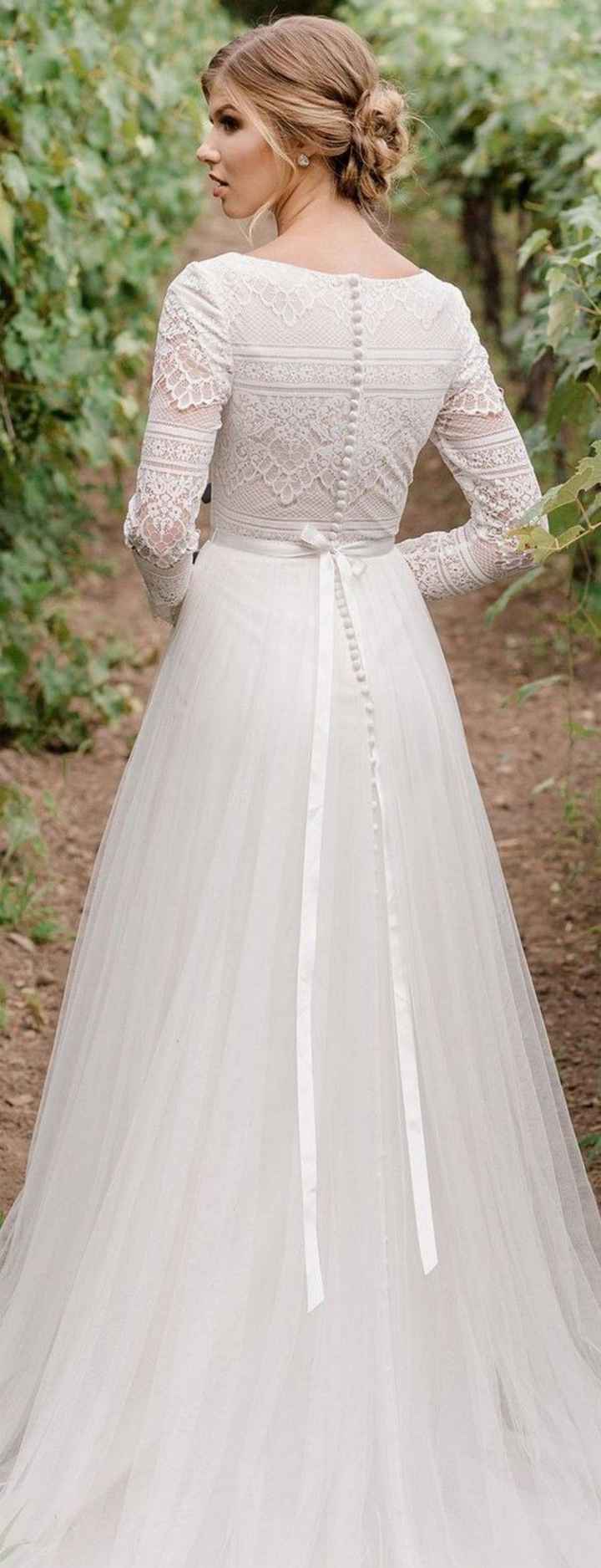 Vestido de Noiva Modesto 👰 - 1
