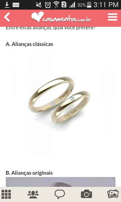 Minha aliança de casamento - 1