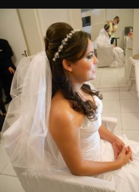 Dicas penteado cabelo semi preso e solto com veu - 2
