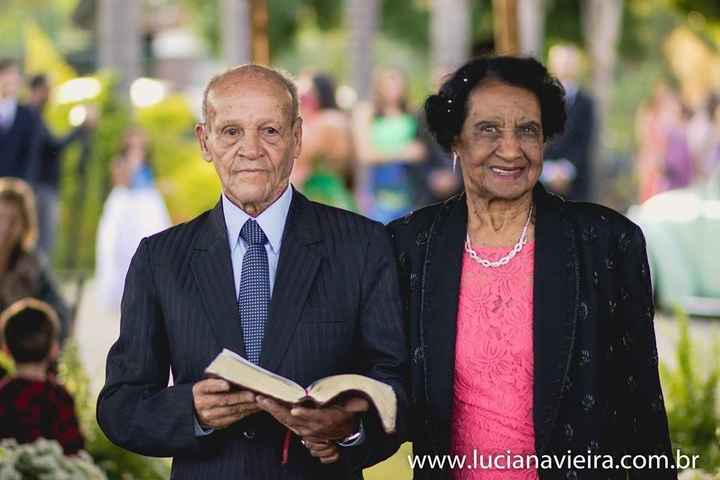 Entrada da biblia com os avós do meu marido que tem 93 anos de vida (dois amores de gerações)