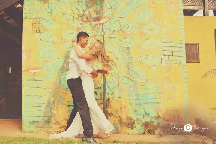 Ensaio Trash the dress