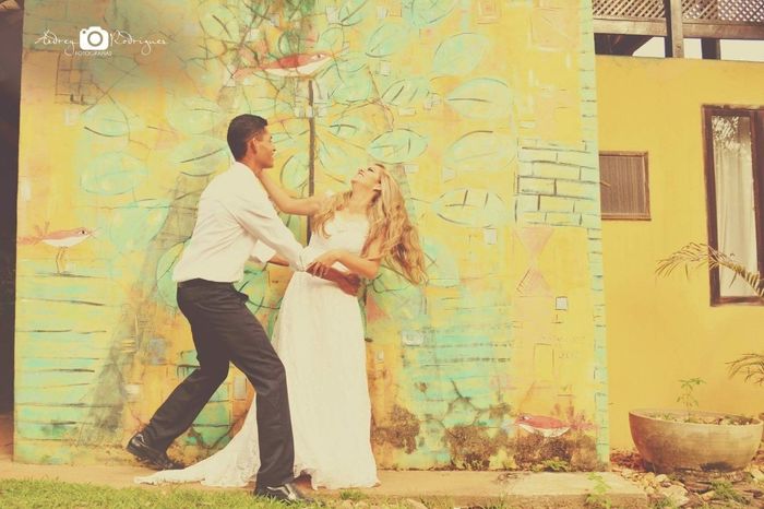 Ensaio Trash the dress