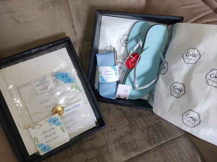 O que você colocaria de presente na caixinha para os seus padrinhos? - 1