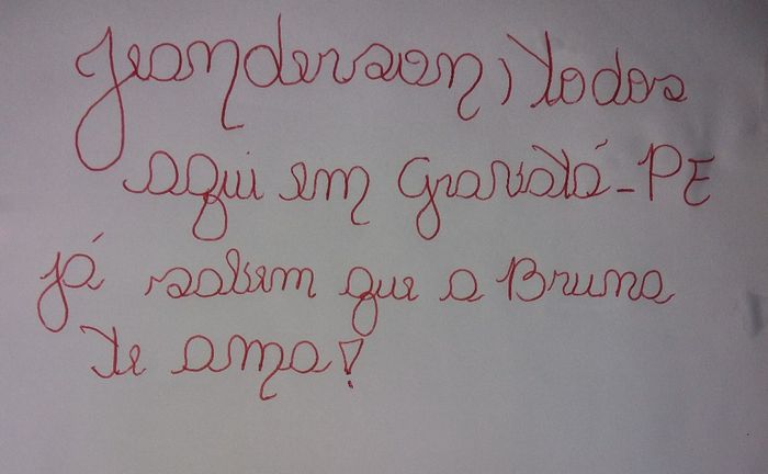 Declaração de amor (ajuda) - 1