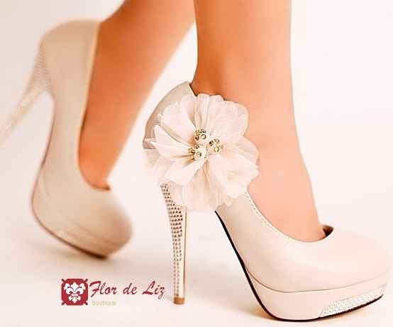 Sapato para a noiva