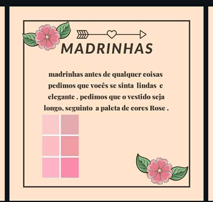 Manual  dos padrinhos  💕 vem ver - 3