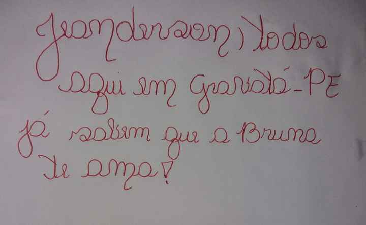 Declaração de amor (ajuda) - 1